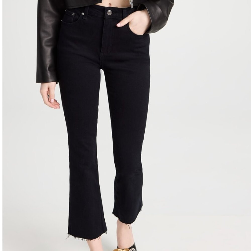 Pistola Lennon Bootcut Black Jeans, Size 31